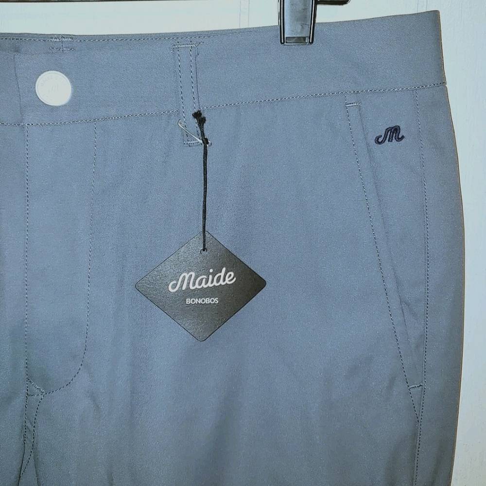 Bonobos Maide Golf Pants Men's Sizes 38×32 & 29×32 & 30×32 NWT Grey